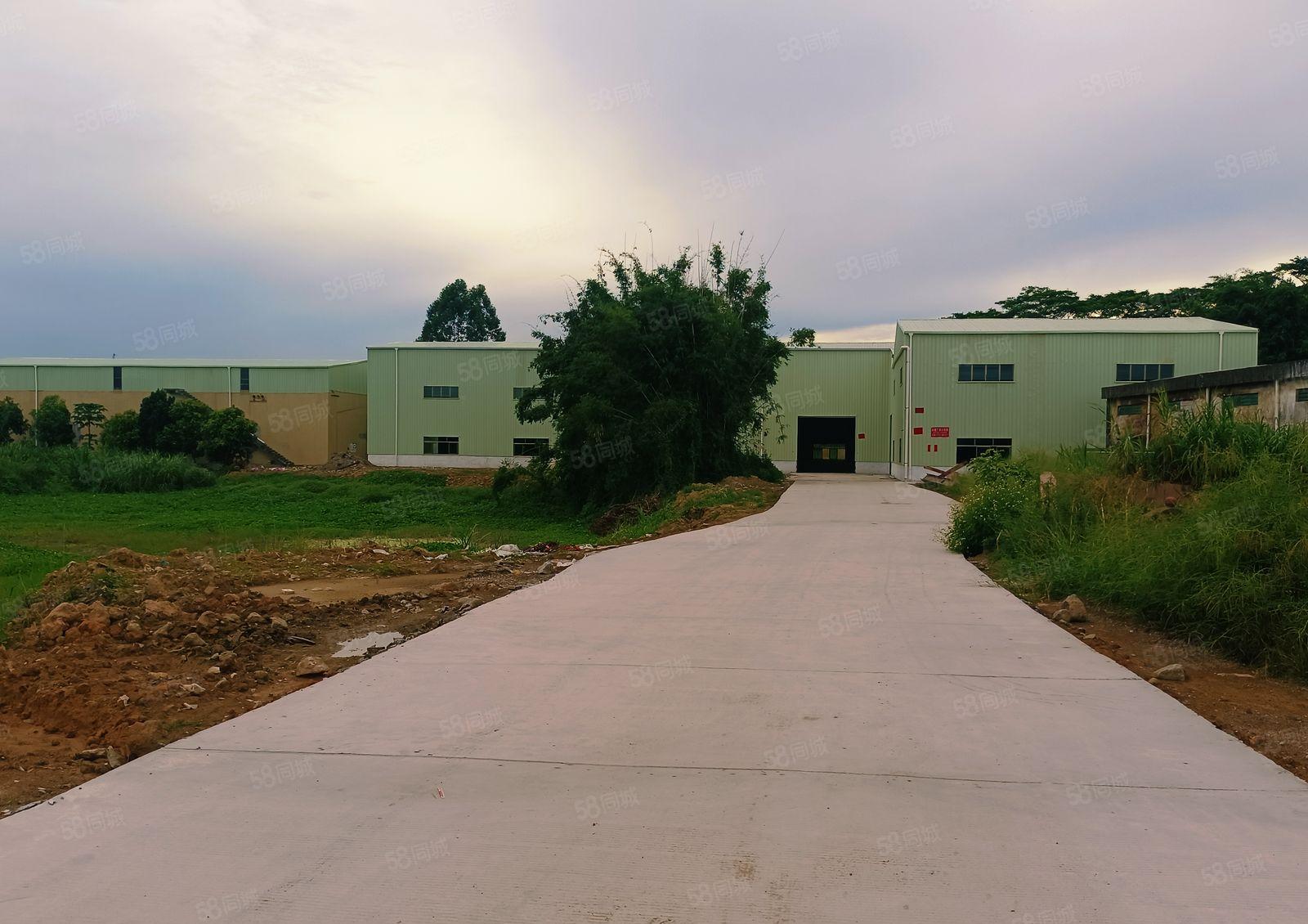 园洲独院厂房出租，可做小污染，周边无居民，工业用地，可办环保