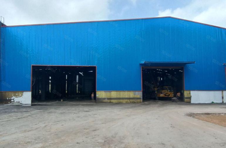 园洲现成行车钢构2000平滴水12米空地超大免费用