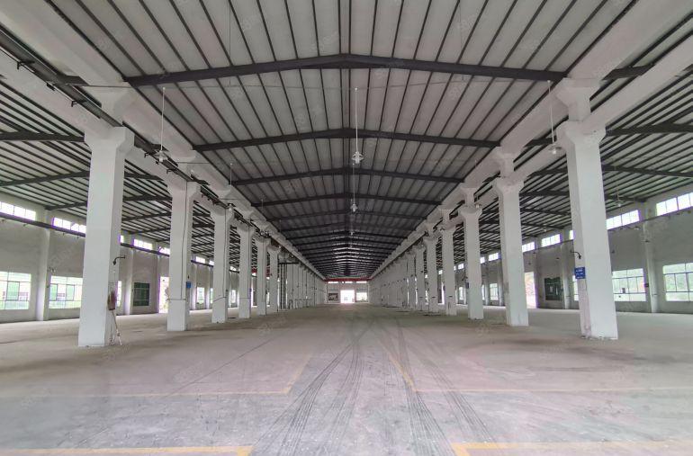 博罗厂房一万平方高12米单一层超大空地红本全新独门独院出租