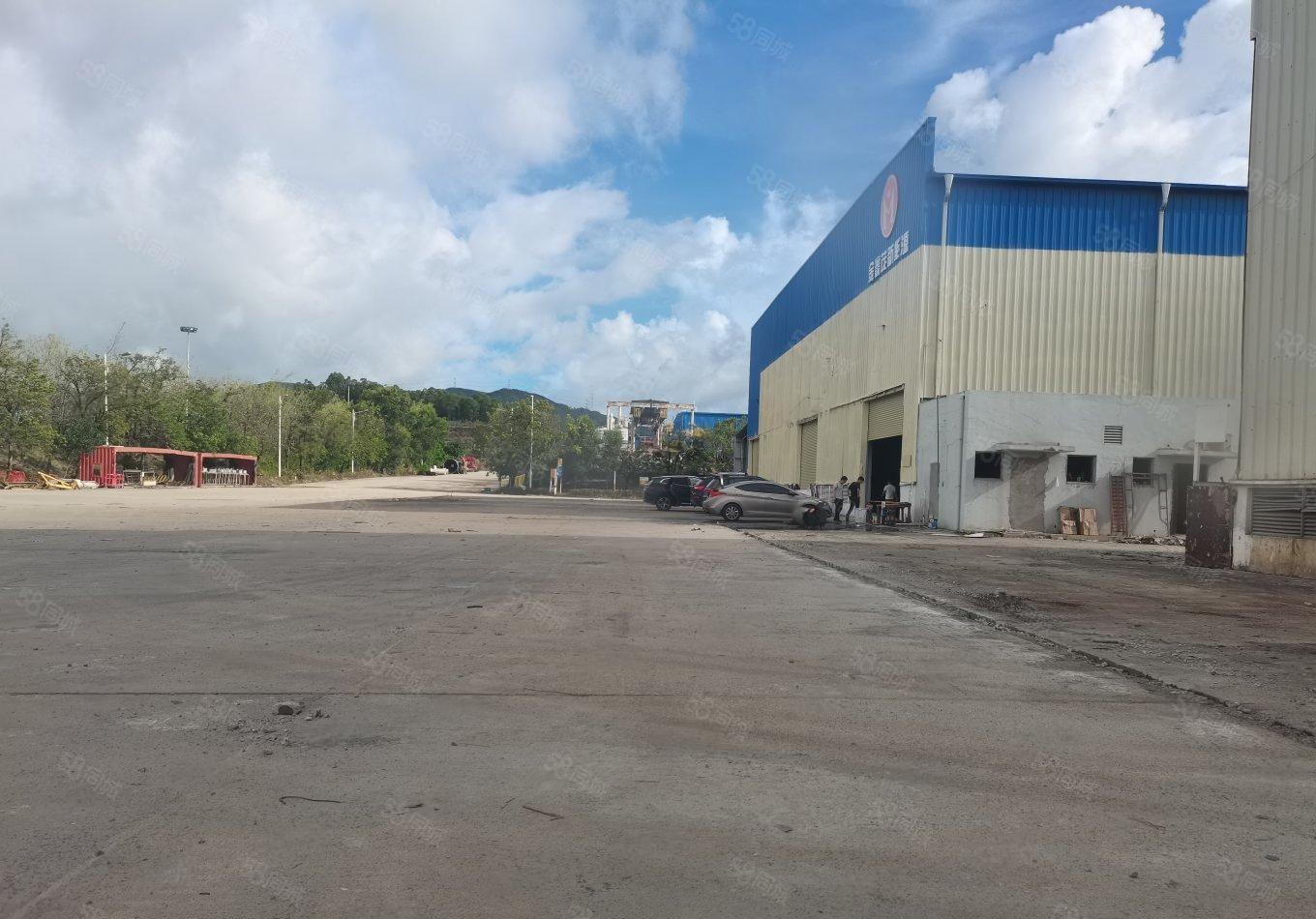 博罗新出独门独院9米高钢结构厂房8000平出租，空地大可分租