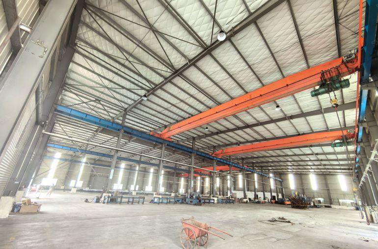 园洲镇滴水十米单一层带四部航车，现成办公室装修，适合污染客户