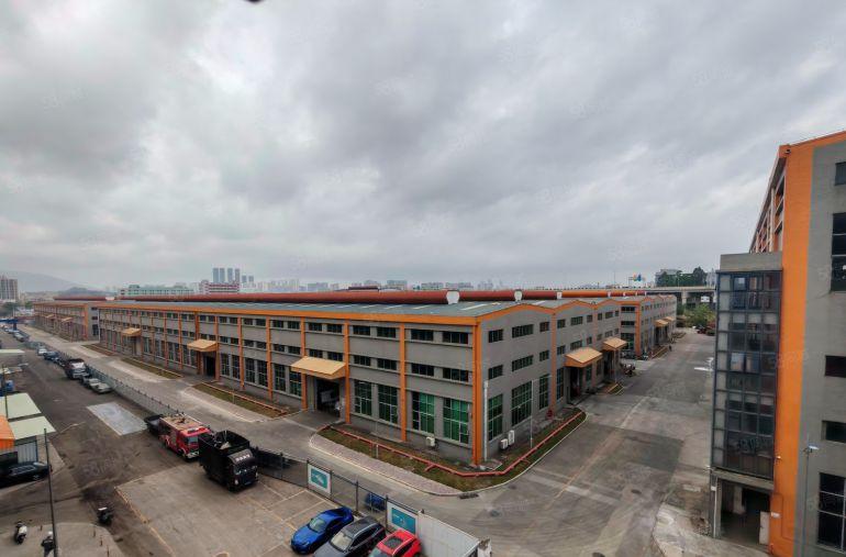 博罗园洲高速路口原房东独门独院钢结构滴水14米1万平厂房出租