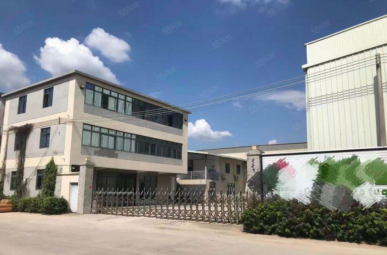 博罗厂房 园洲高度8米钢构厂房出租 独门独院带豪华现成办公室