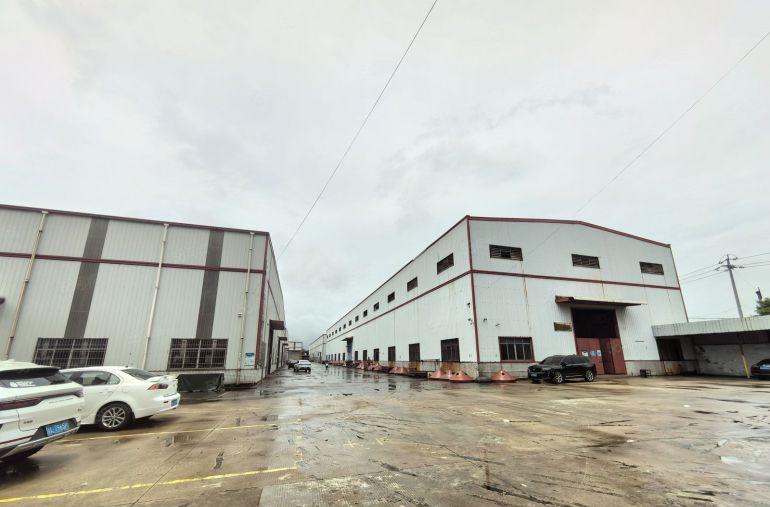 园洲镇滴水十米单一层带四部航车，现成办公室装修，适合污染客户