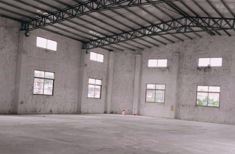 博罗县园洲原房东独院厂房出租砖墙到顶滴水8米1300平方独院