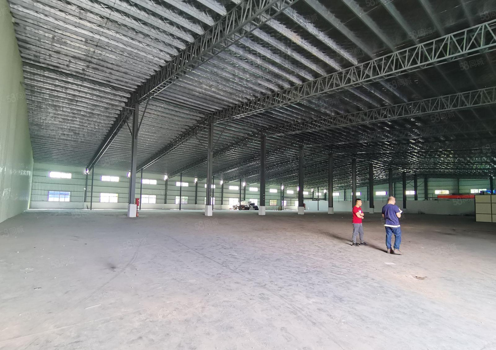 5百平起分租，博罗荣兴工业园原房东9千平独院钢构仓库厂房出租