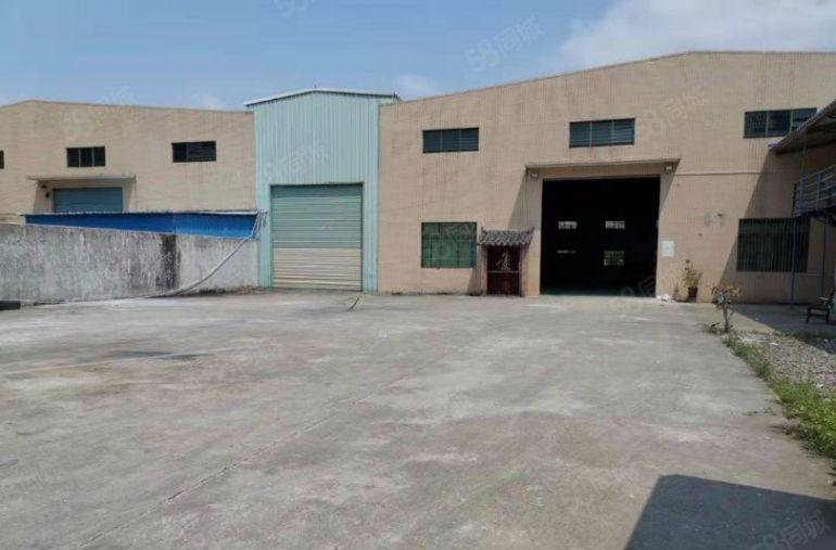 2000平石湾厂房出租，原房东厂房出租，独院厂房出租，带航车