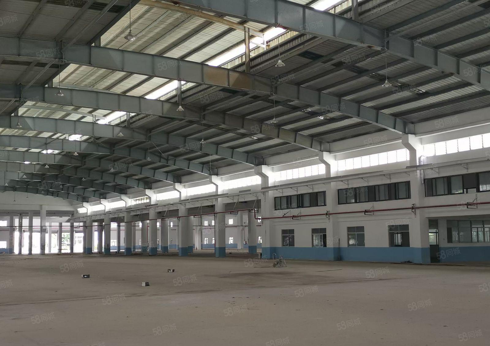 园洲镇工业区2万平方单层厂房出租，可办环评，空地大