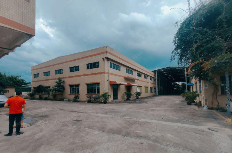 博罗石湾镇全新独院花园式砖墙到顶单一层低价出租，电费自交。