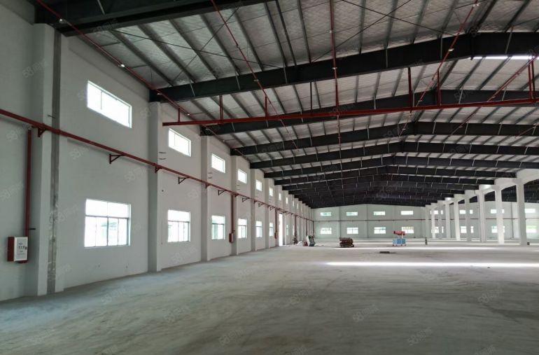 低价出租博罗石湾新空出独钢结构厂房6508平方米