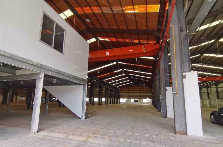 博罗石湾铁场工业区带办公室单一层原房东红本钢构厂房出租可分租