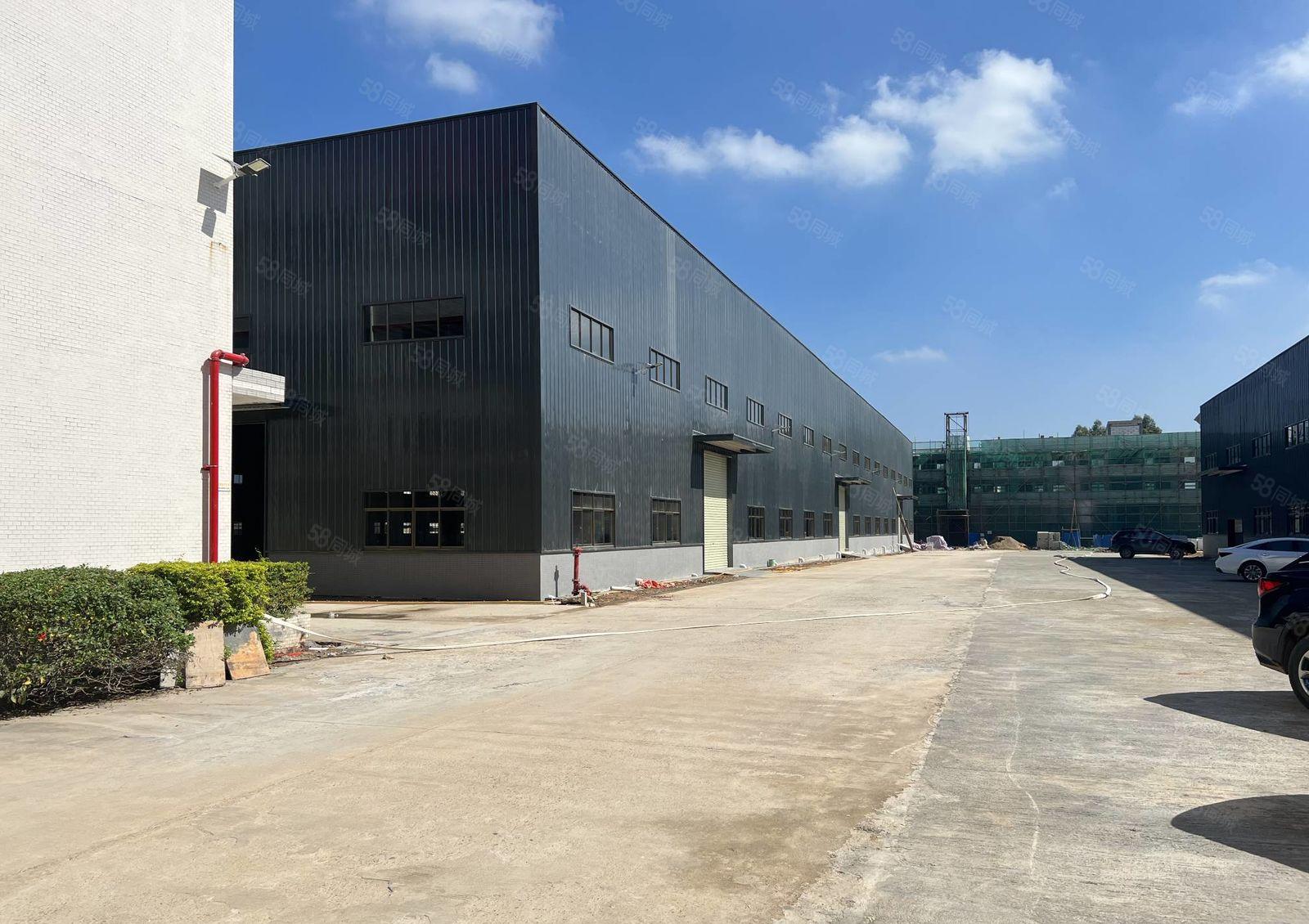 博罗泰美国道高12米单一层约7980平方全新钢构厂房招租可分