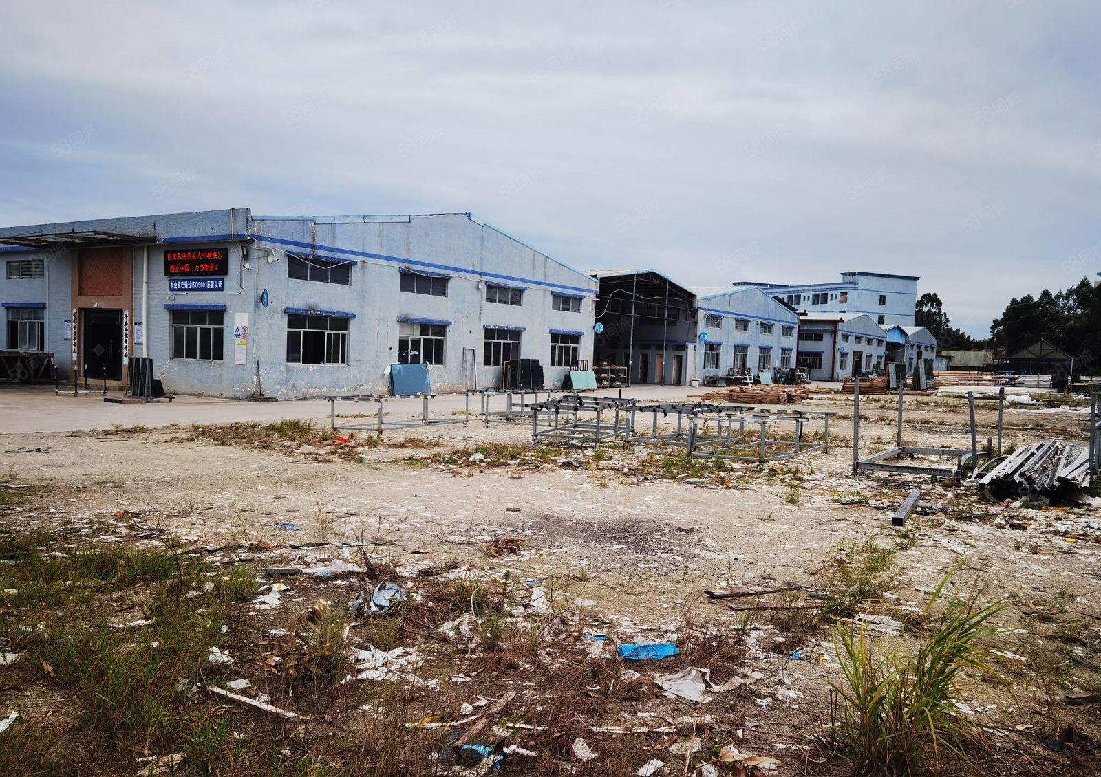 博罗杨村镇空地超大独院单层厂房出租，1500平方一栋可做污染