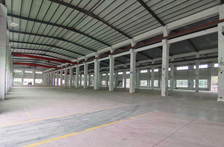 博罗厂房一万平方高12米单一层超大空地红本全新独门独院出租