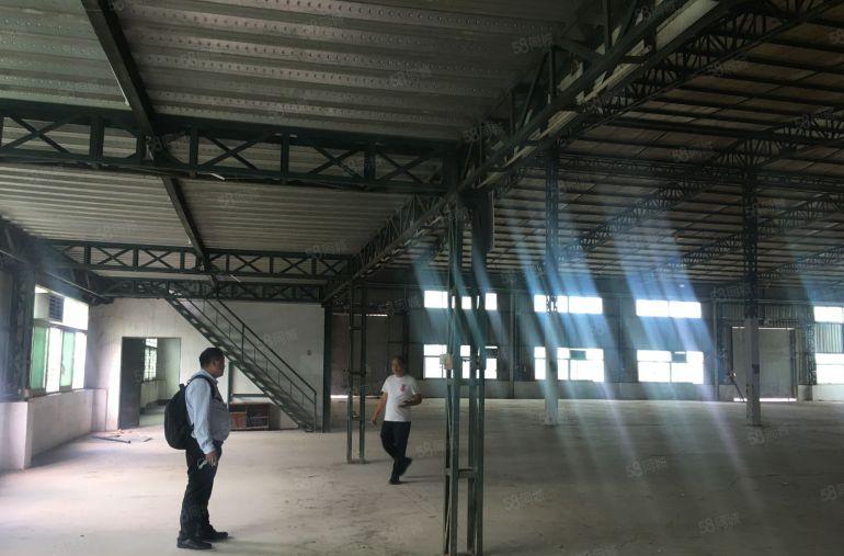 博罗园洲铁杨工业区高8米原房东红本独院钢构厂房出租大小可分租