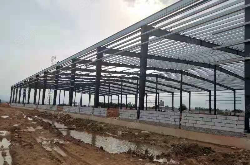 惠东大岭全新钢构厂房两栋27000平米 大小分租 无行业限制