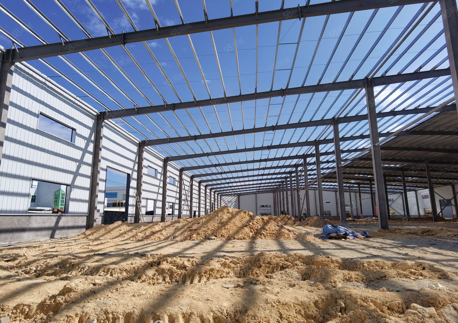 惠东白花新建钢结构滴水九米厂房7000平方1000平方起分租