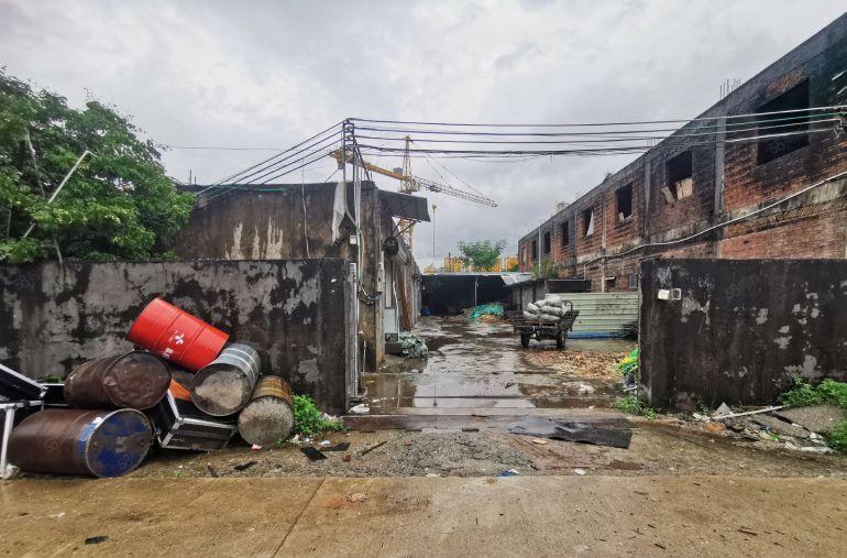 惠东县吉隆镇国道旁独门独院可做小污染1000平方厂房低价出租