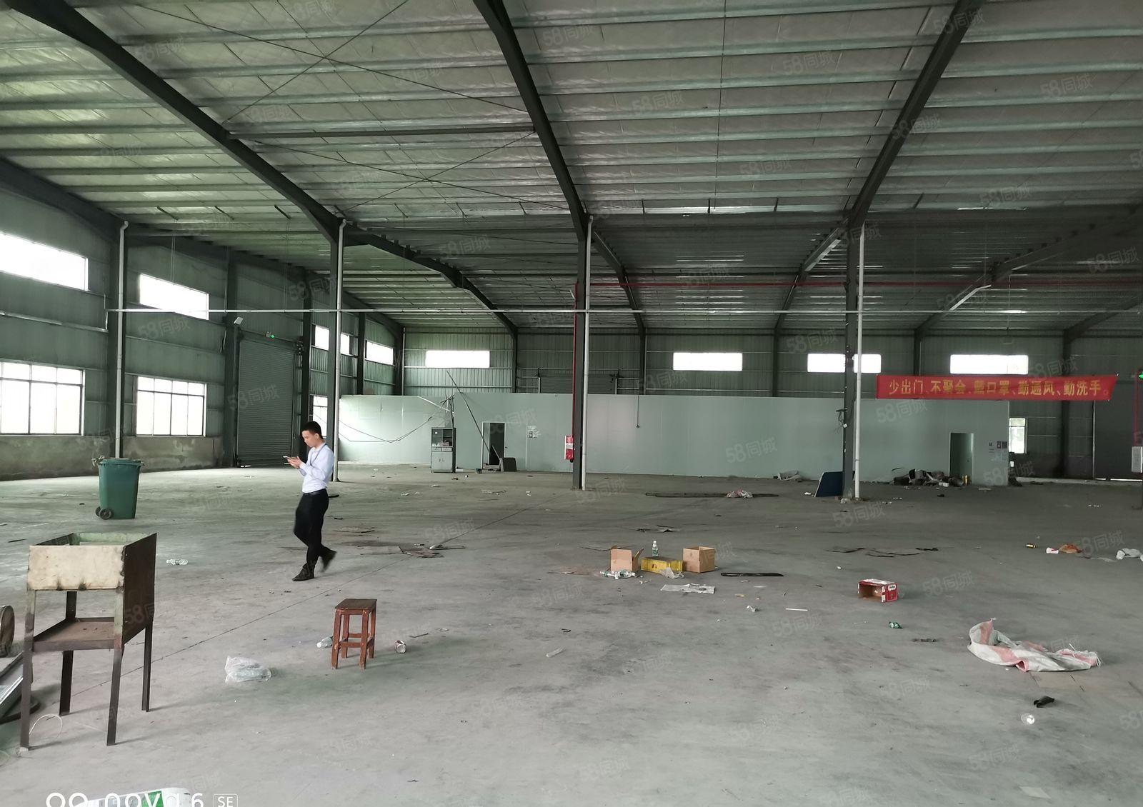 仲恺高新区主干道旁6300滴水9m的独栋钢构厂房出租