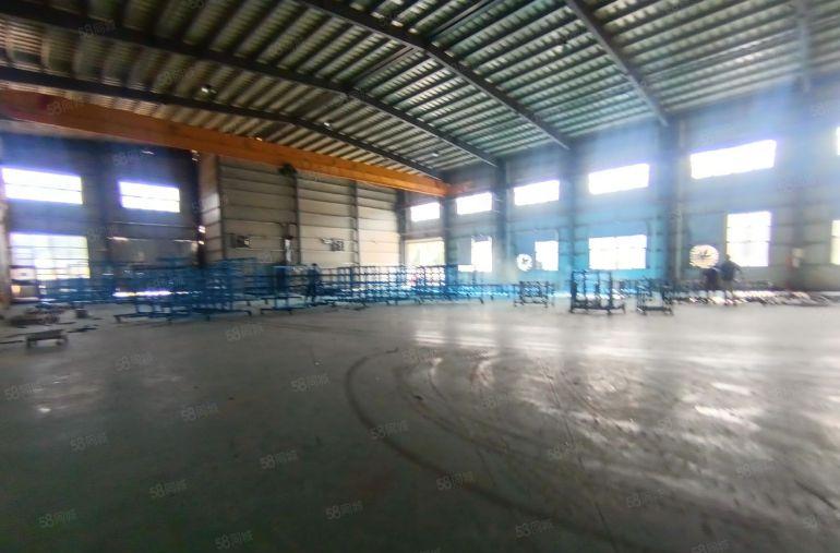 10元独门独院钢构厂房6000平硬化空地6000平滴水10米