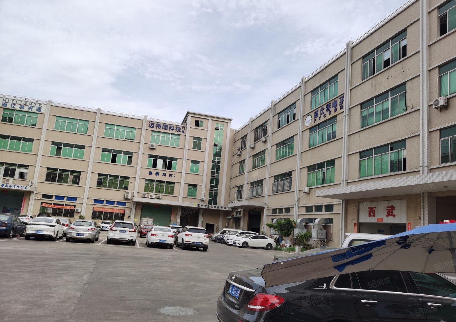 仲恺平南工业区现成豪华装修三楼厂房1300平米无转让费出租