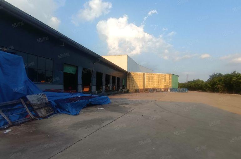 10元独门独院钢构厂房6000平硬化空地6000平滴水10米