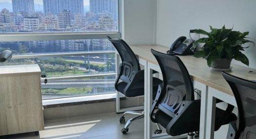 福田市中心地铁口1一3人办公室出租，可地址挂靠，接受信函