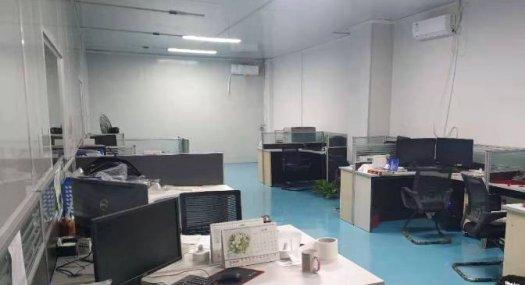 深圳宝安 新桥街道上南林坡山工业园1400㎡ 厂房租售层高6米 跨度25米 配电212KVA 独院天车15吨