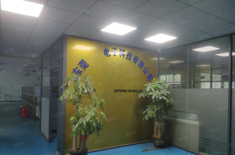 长安沙头新空出二楼800平现成装修接线低价厂房出租