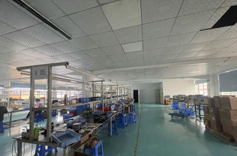 塘厦工业园新空三楼洁净厂房1050平，配套装修办公水电拎包入