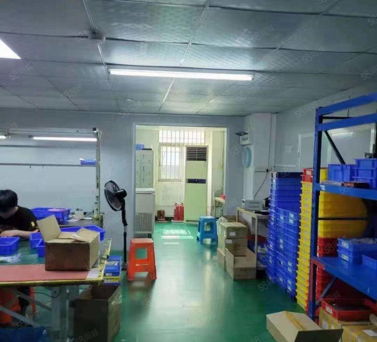 林村无尘车间出租二楼460方九成新地坪漆价格便宜