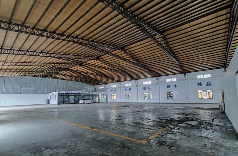 万江上甲工业区红本单一层厂房，现成办公室，地坪漆，