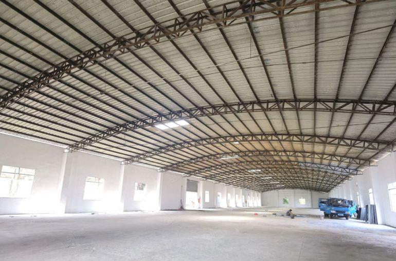 万江107国道边空出独院单层厂房出租，配套齐全，能办环评