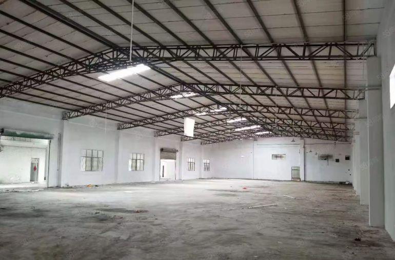 万江区新出独院转墙到顶单一层钢构厂房出租3380平方