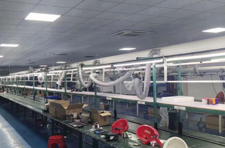 低价厂房出租大岭山镇空出标准2楼2200平带豪华装修 消防证