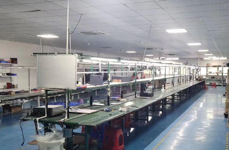 低价厂房出租大岭山镇空出标准2楼2200平带豪华装修 消防证