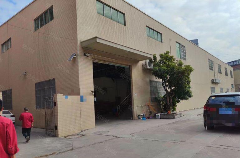 横沥一手房东大路边独栋2层带装修厂房，无转让费出租