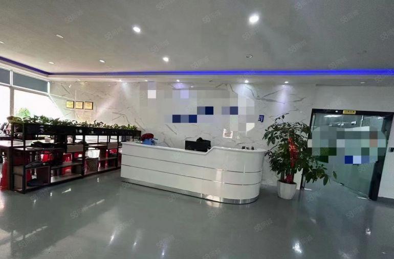 福永塘尾地铁口工业园区楼上精装修2250平出租办公研发设备等