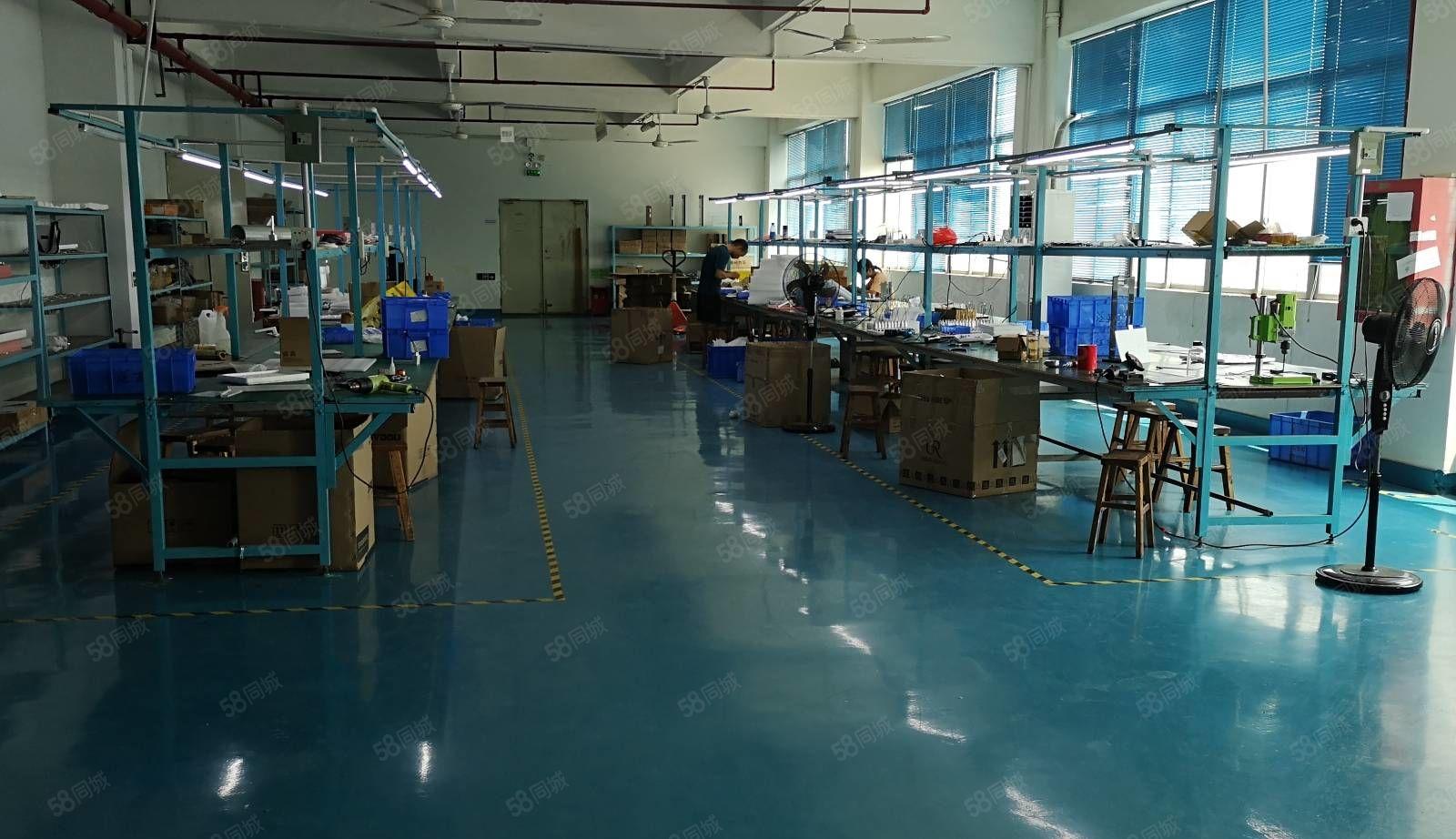 福永桥头楼上800平米带装修厂房招租