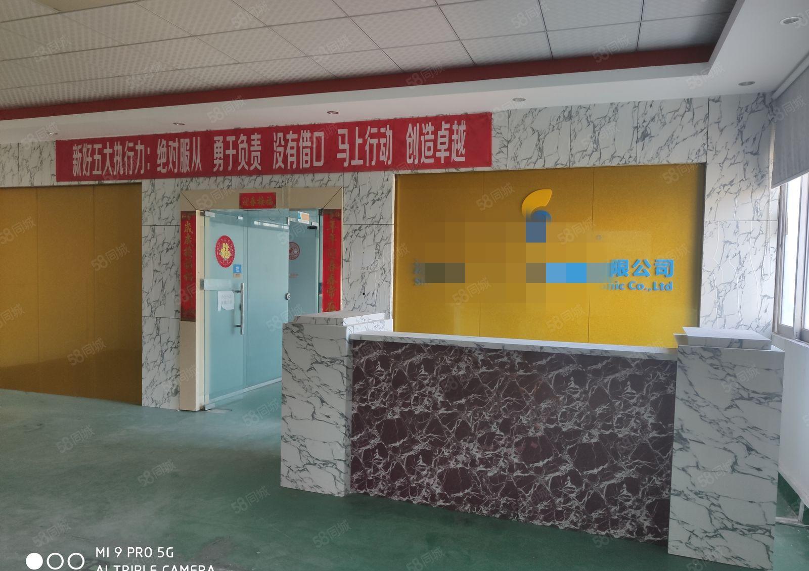 黄田107国道附近工业园楼上整层1300平米带装修厂房出租