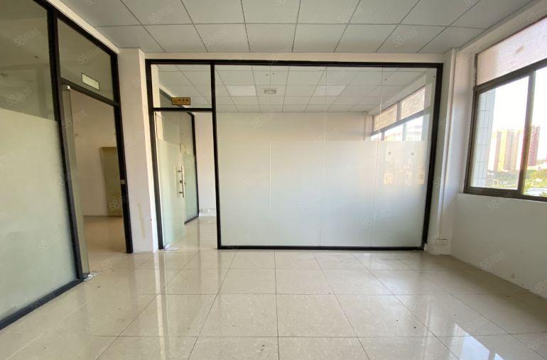 松岗溪头地铁口350平精装修玻璃办公室厂房出租水电齐全采光好