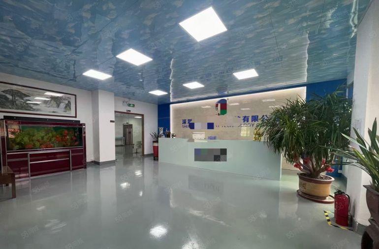 西乡固戍地铁口1350平楼上精装修工业园厂房出租办公电子设备