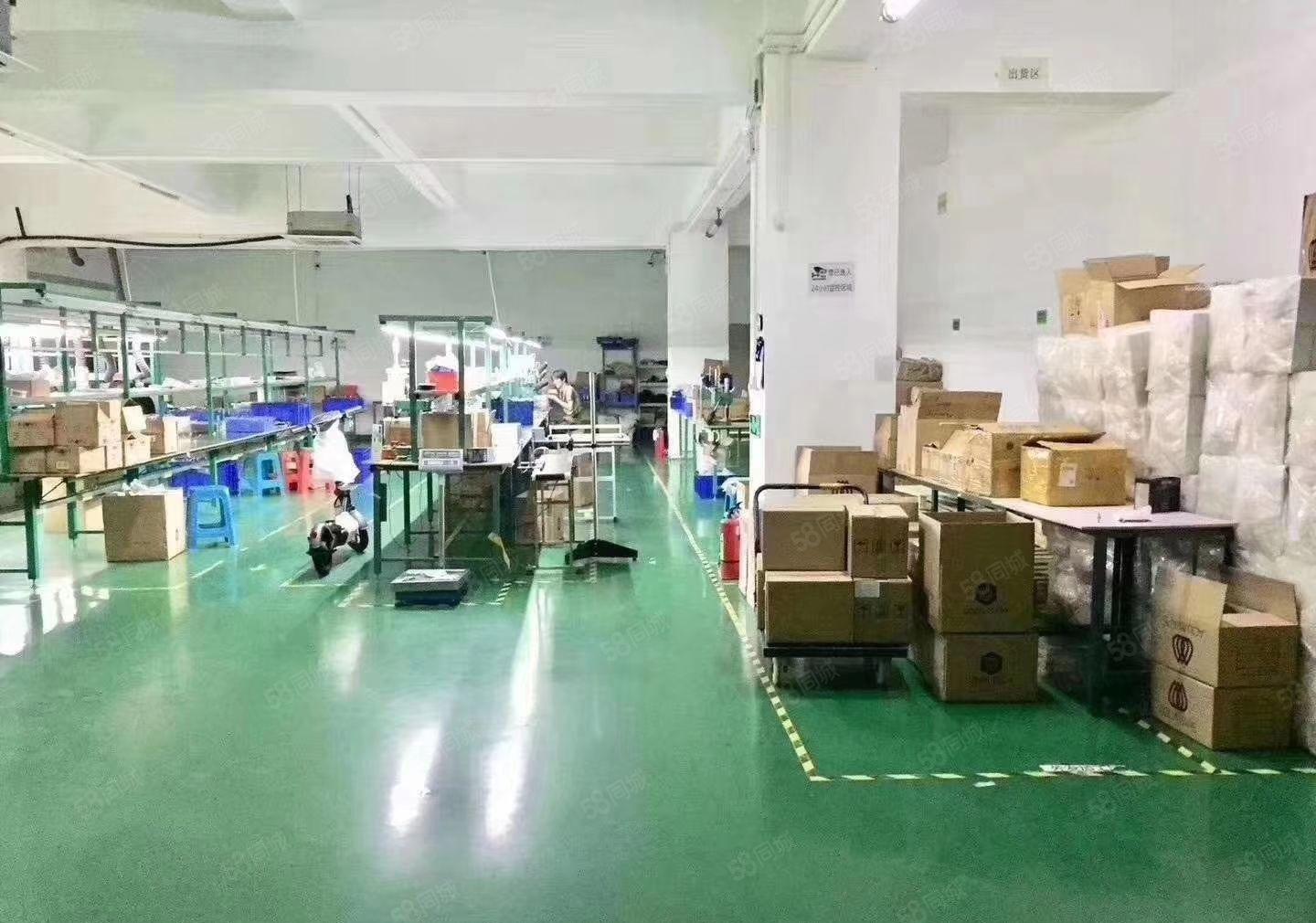 福永和平新出楼上整层1200平米带装修厂房出租