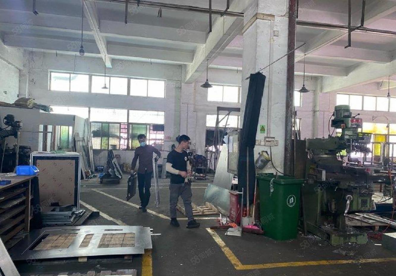 石岩原房东一楼700平层高6米仓库厂房出租分租CNC五金设备