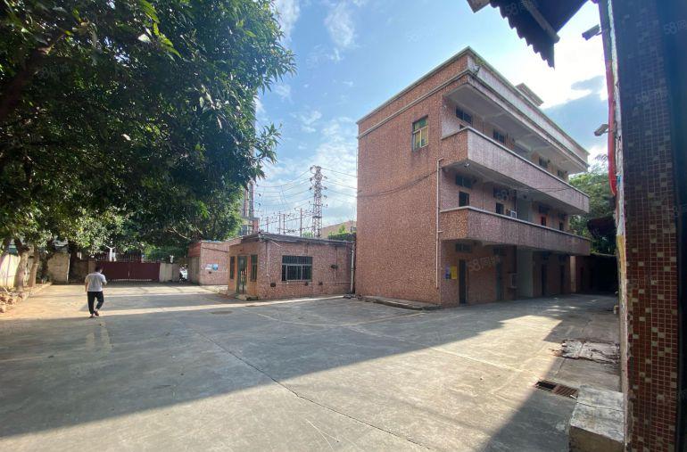 松岗原房东单一层独院钢构1100平厂房出租