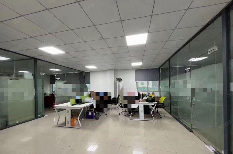 沙井地铁站大型工业园区楼上1000平精装修厂房出租大小可分租