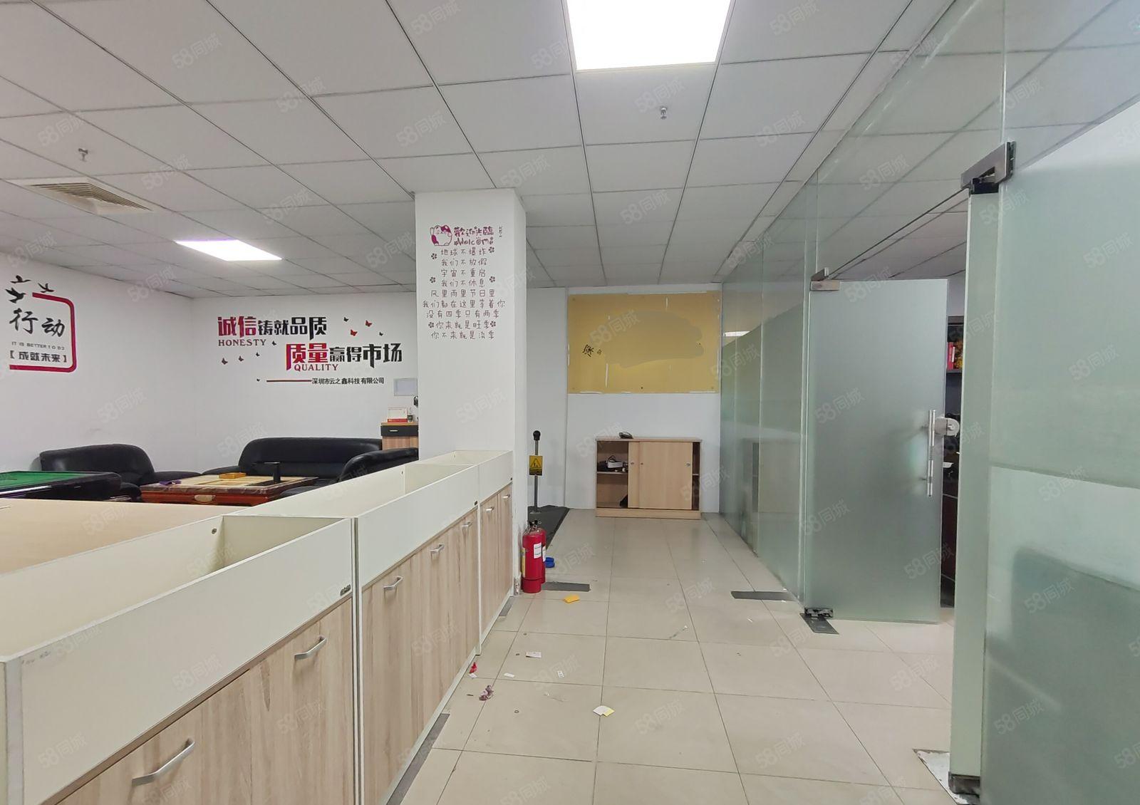 西乡，桃源居，鹤洲洲石路，1000平带装修厂房出租，租金26