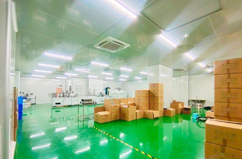 无尘车间！福永新和楼上精装700平红本厂房现成装修拎包入驻！