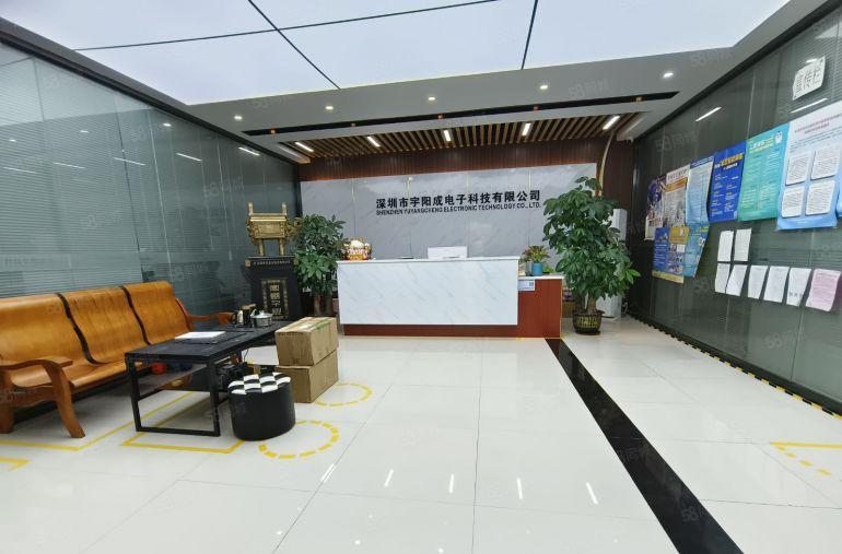 福永会展旁原房东800至2000平方厂房出租全新地坪漆水电齐