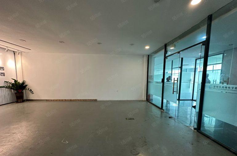 沙井地铁站旁楼上1050平精装修电商办公仓库出租带带喷淋